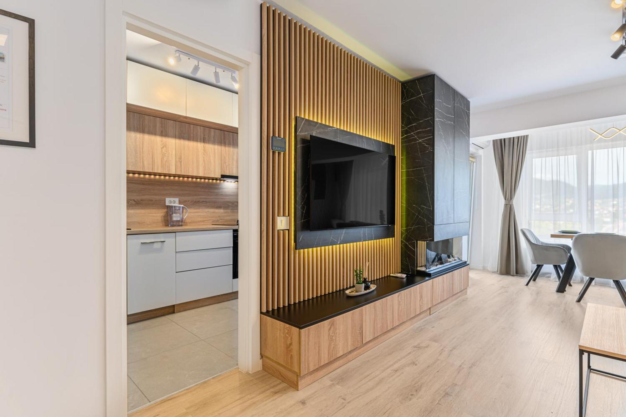 Mountain View Retreat Apartment - Brasov Bagian luar foto